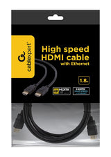 EAN 8716309064057 - Gembird 1.8m HDMI M/M cable HDMI 1,8 m HDMI tipo A (Estándar) Negro imagen 5