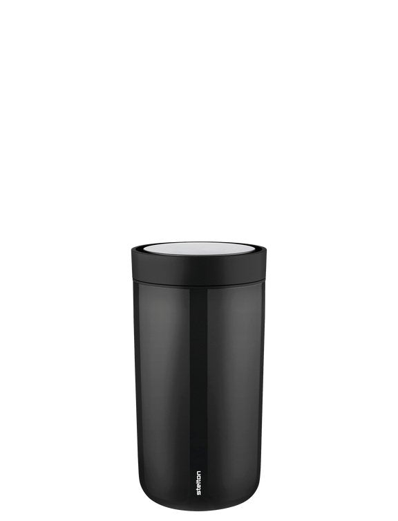 Vaso Stelton To Go Click 0,2 L Negro