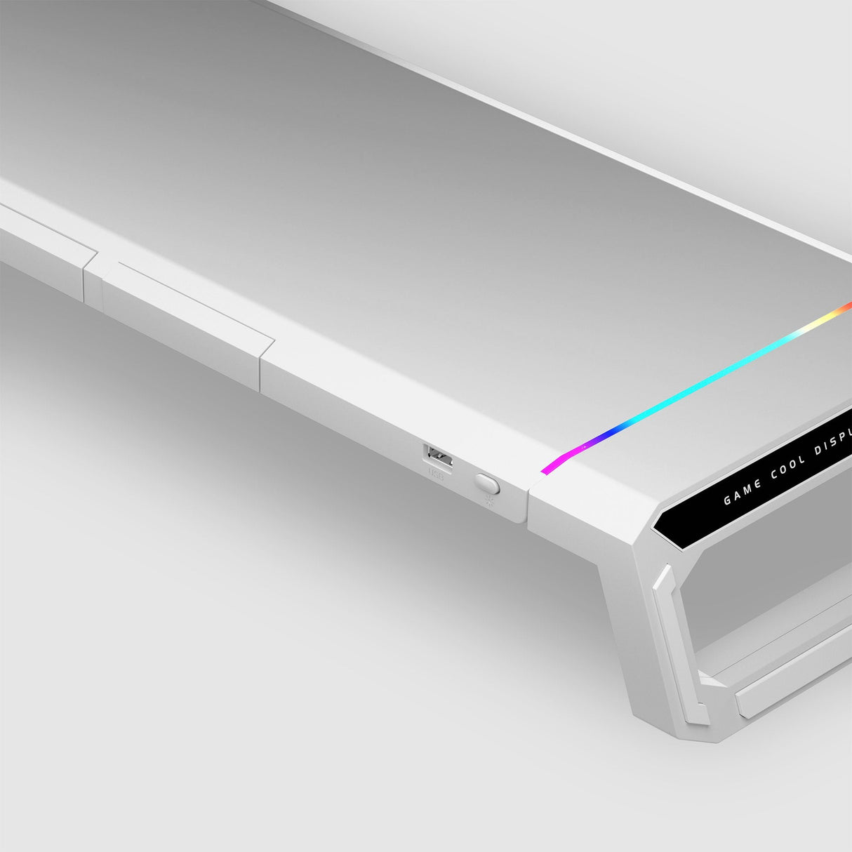 Soporte Gaming Para Monitor Mars Gaming Mgs-One Hasta 30 Kg Blanco