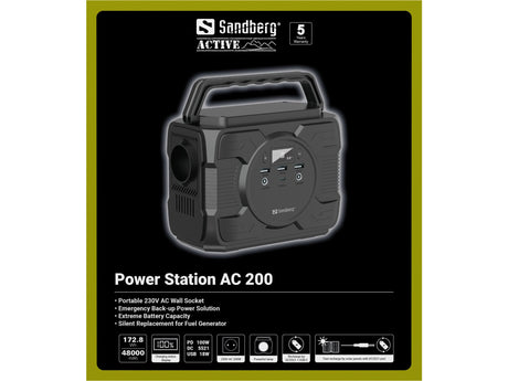 EAN 5705730420832 - Sandberg 420-83 estación de energía portátil 48000 mAh 200 W 1,86 kg imagen 7