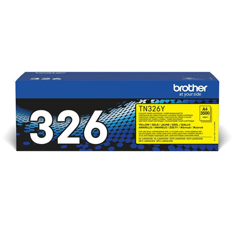 EAN 4977766735049 - Brother TN-326Y cartucho de tóner 1 pieza(s) Original Amarillo imagen 1
