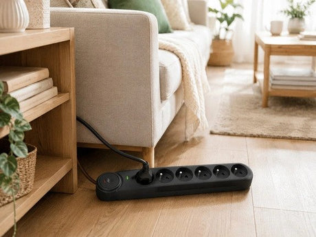 EAN 5906721173014 - ART F2115 base múltiple 5 m 5 salidas AC Interior Negro imagen 7