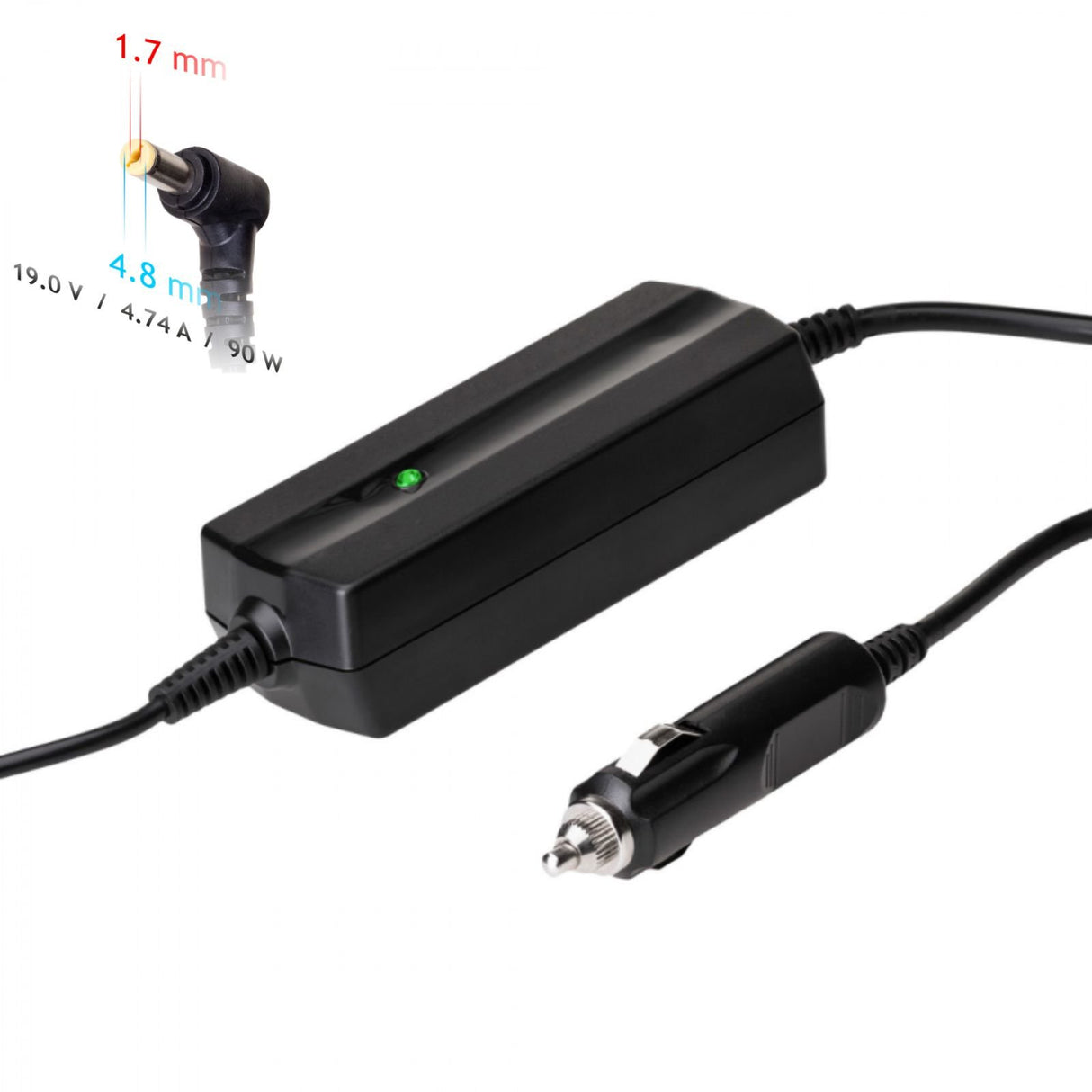 EAN 5901720133595 - Akyga AK-ND-35 adaptador e inversor de corriente Auto 90 W Negro imagen 1