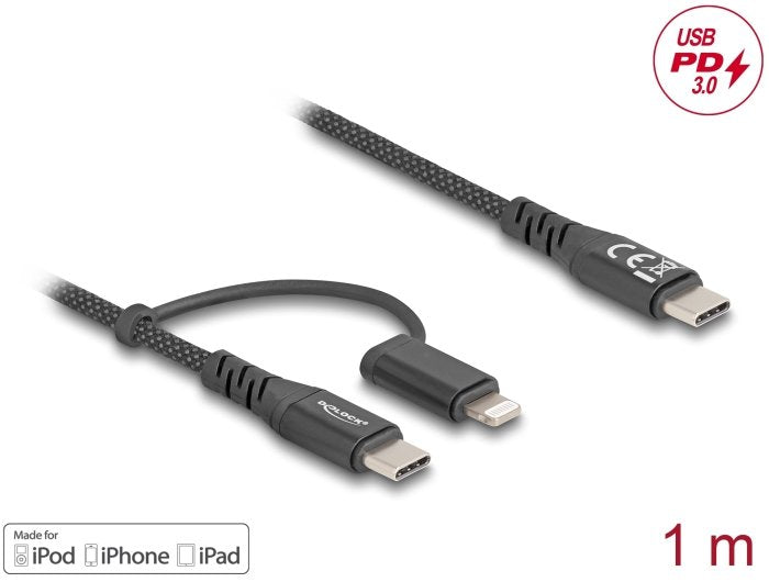 Delock Cable Usb 2 In 1 Usb Tipo-C A Usb Tipo-C