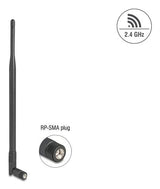 Delock Wifi 2,4 Ghz Antena Rp-Sma Macho 7 Dbi Omnidireccional Con Kippgelenk