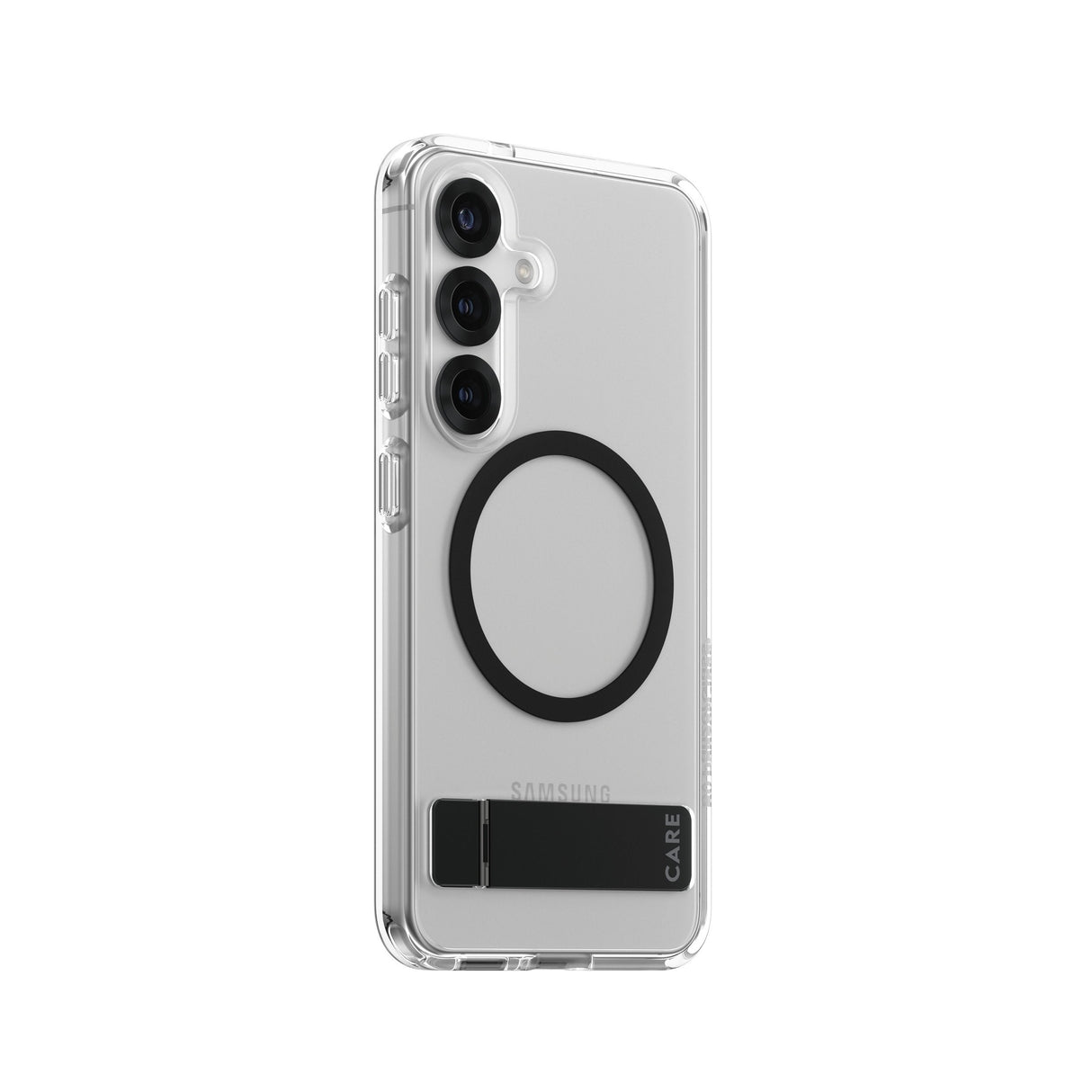 Care Feature Case Clear Kickstand & Qi Compatible Galaxy S25