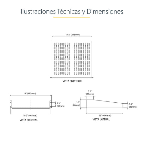 EAN 0065030848084 - StarTech.com CABSHELFV accesorio de bastidor Estantería imagen 11