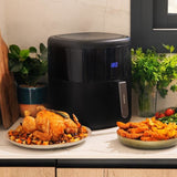 EAN 8435484049931 - Cecotec Cecofry Bombastik 6000 Full Sencillo 6 L Independiente 1700 W Freidora de aire caliente Negro imagen 7