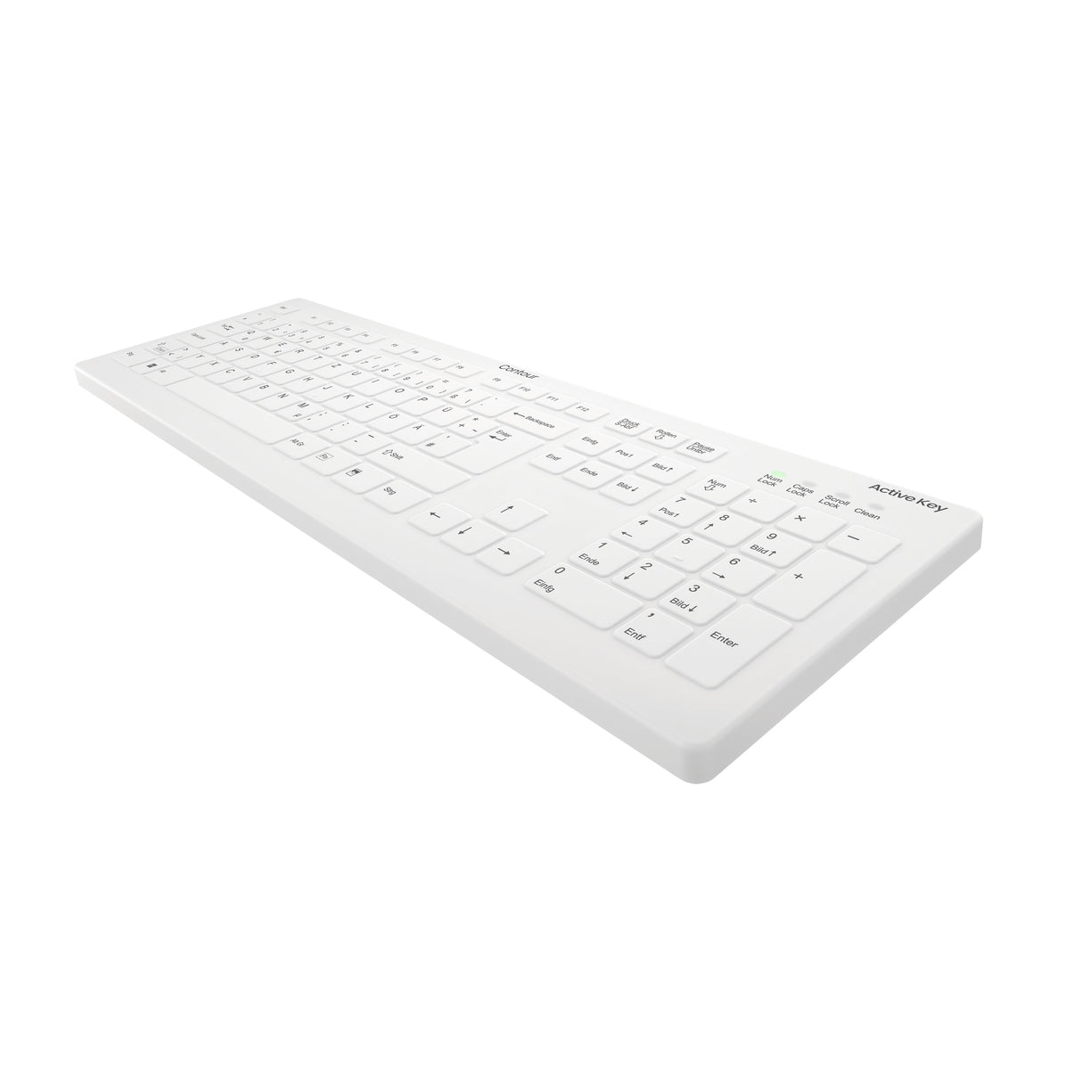 EAN 7061117288593 - Contour Design Active Key AK-C8112 teclado Médico RF inalámbrico QWERTZ Alemán Blanco imagen 3