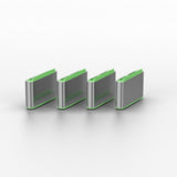 EAN 4002888404266 - Lindy 40426 bloqueador de puerto Bloqueador de puerto + clave USB Tipo C Verde 5 pieza(s) imagen 2