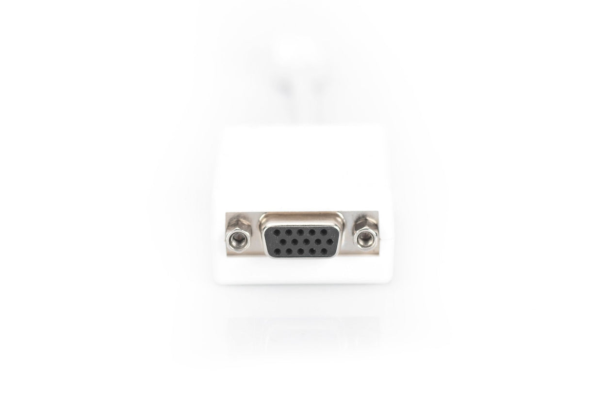 Assmann Displayport Adapter Cable Mini Dp - Hd15 M/F 0.15m Dp 1.1a Compatible Ce Wh