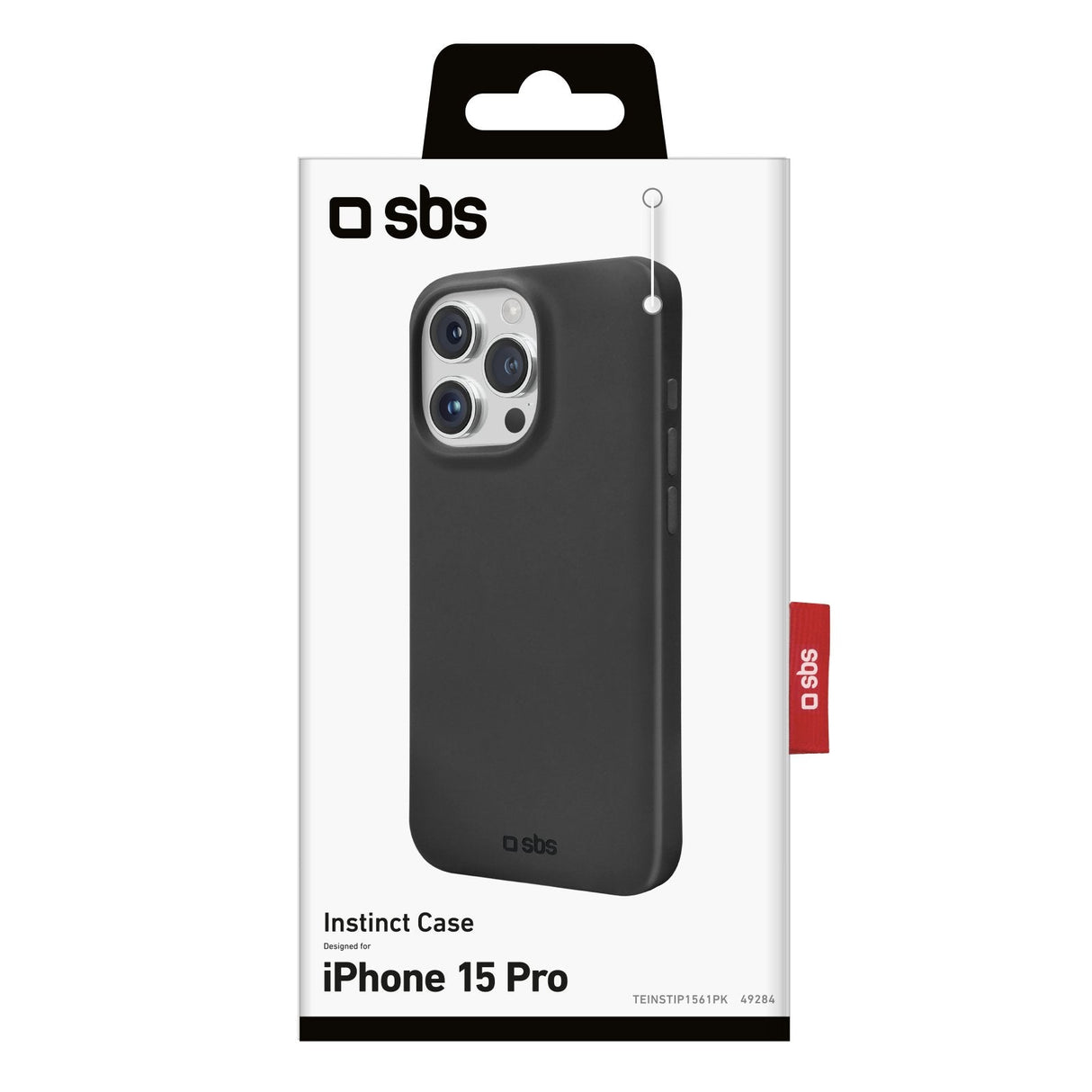 Sbs Teinstip1561pk Funda Para Iphone 15 Pro (6.1") Negro