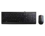 EAN 0190793628601 - Lenovo 300 teclado Ratón incluido Universal USB QWERTY Inglés de EE. UU. Negro imagen 1