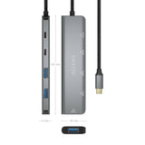 EAN 8436574709995 - AISENS A109-0857 hub de interfaz USB 3.2 Gen 1 (3.1 Gen 1) Type-C 5 Mbit/s imagen 4