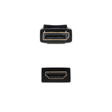 Nanocable Cable Conversor Displayport A Hdmi - Dp/M - Hdmi/M - 0.5 M - Negro