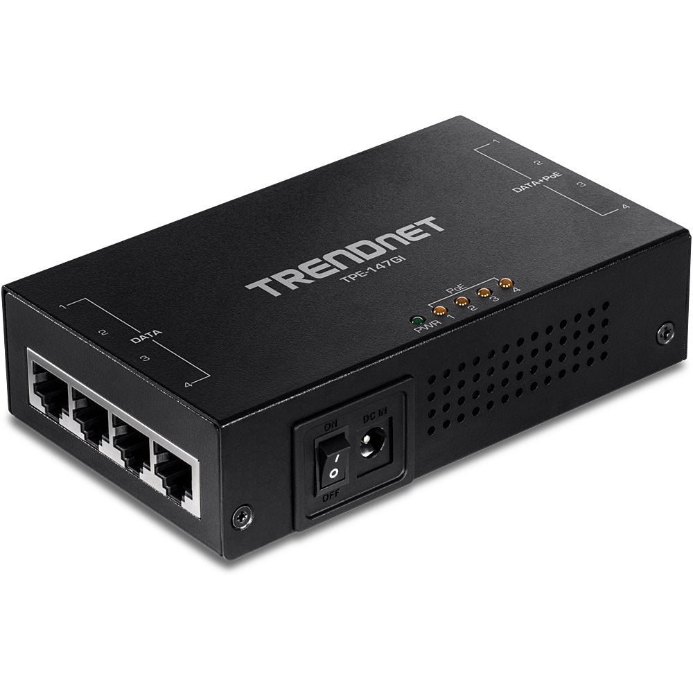 EAN 0710931161724 - Trendnet TPE-147GI adaptador e inyector de PoE Gigabit Ethernet imagen 1