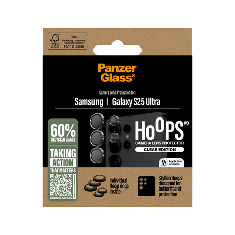 EAN 5715685017162 - PanzerGlass ® Hoops® Camera Lens Protector Transparent Samsung Galaxy S25 Ultra Protector de pantalla 1 p imagen 3