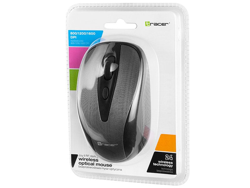 Ratón Tracer Joy Ii Rf Nano Usb Gris Oscuro Inalámbrico