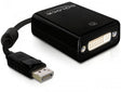 EAN 4043619618477 - DeLOCK 61847 adaptador de cable de vídeo 0,125 m DisplayPort DVI-I Negro imagen 1
