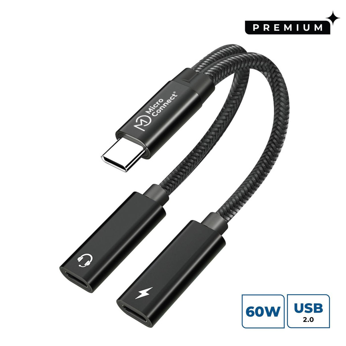 EAN 5715063180259 - Microconnect MC-USBC-CFCF cable USB USB 2.0 0,13 m Plata imagen 1