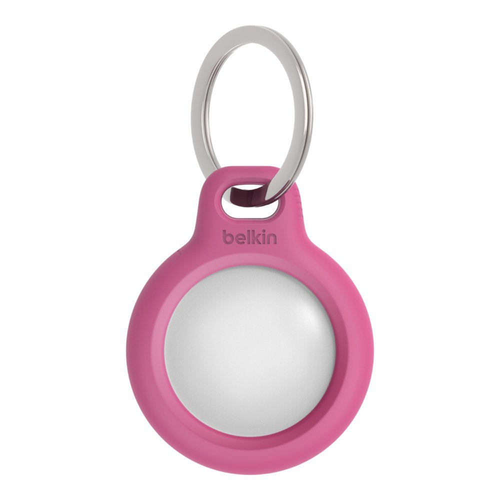 Soporte Seguro Con Llavero Belkin Para Apple Airtag Rosa