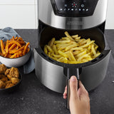 Freidora De Aire Princess 182026 4.5l 1500w Negro. Plata