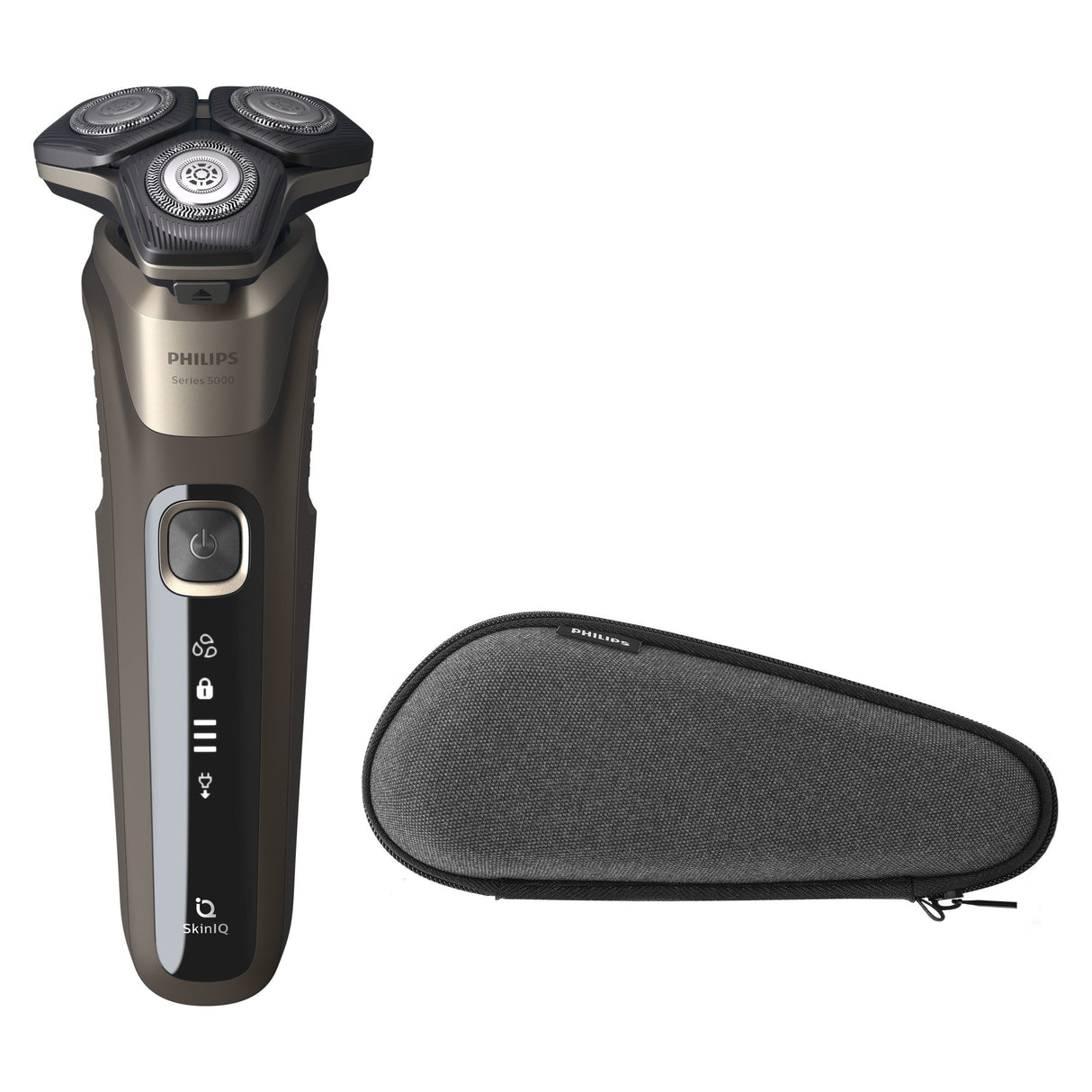 EAN 8710103942399 - Philips SHAVER Series 5000 S5589/30 afeitadora Máquina de afeitar de rotación Recortadora Marrón imagen 1
