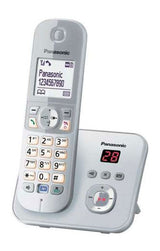 Panasonic Kx-Tg6823 Teléfono Dect Identificador De Llamadas Plata, Blanco