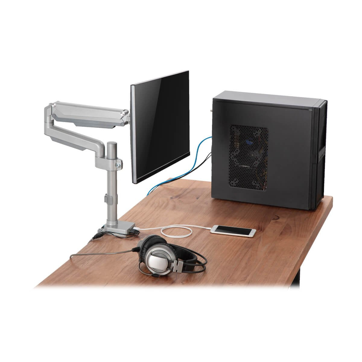 Soporte Tripp Lite Ddr1732sal  Para Monitor 32" Abrazadera/Atornillado Plata