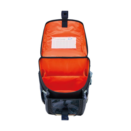 EAN 4008110396347 - Herlitz FiloActive XL Plus TechMech juego de mochila escolar Niño Poliéster Azul, Naranja imagen 6