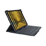 Logitech Universal Folio With Integrated Keyboard For 9-10 Inch Tablets Qwerty Inglés Del Reino Unido Bluetooth Negro