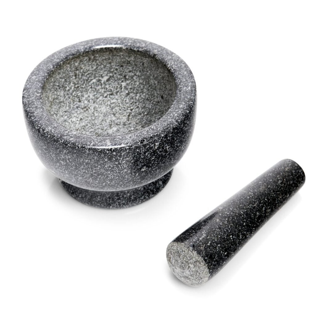 Zeller Present Mörser & Stössel-Set, Granit, Anthrazit