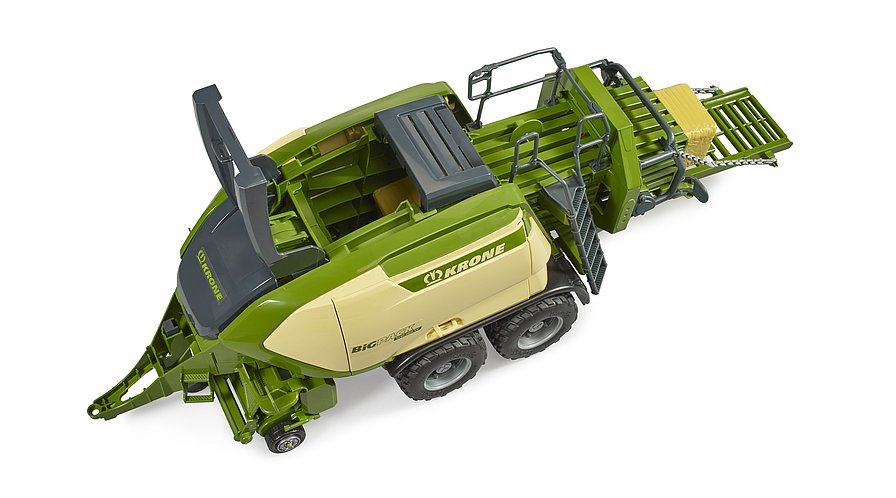Bruder Krone Big Pack 1290hdp Vc, Verde, Con 2 Pacas Cuadradas 2033