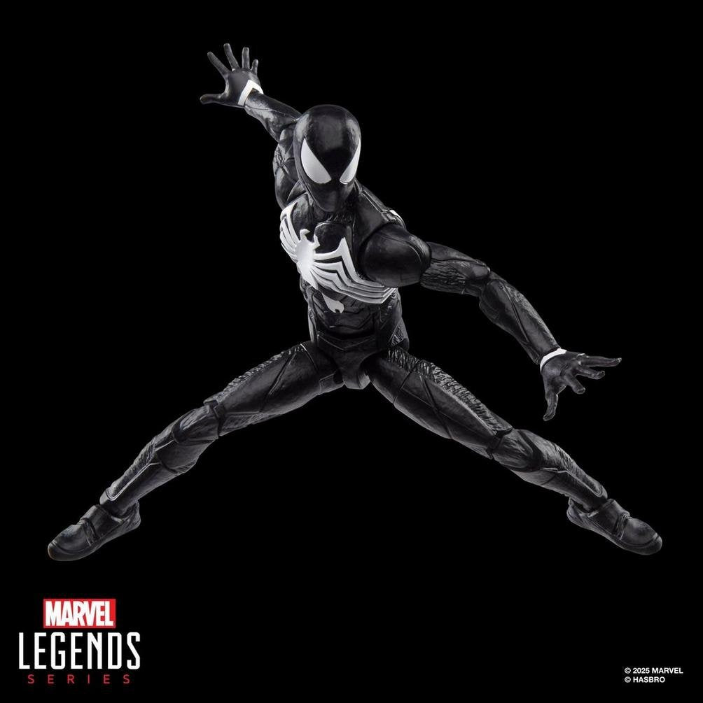 Figura Hasbro Marvel Legends Series Spider Man 2 Peter Parket (Black Suit)