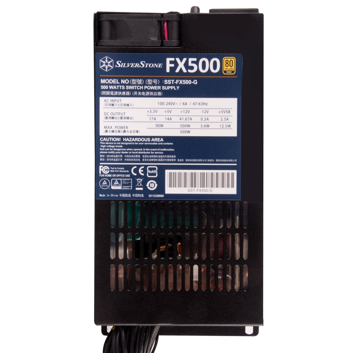 Fuente De Alimentación Silverstone 500w Flex Atx Sst-Fx500-G,