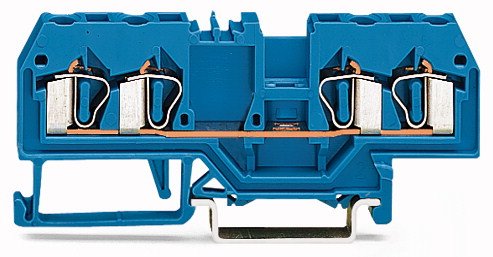 Wago 280-834 4-Leiter-Durchgangs- Klemme,2,5 Mm