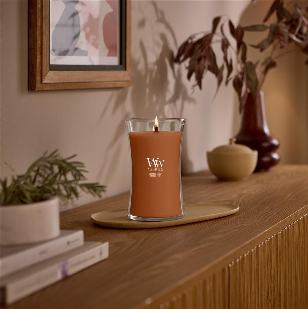 Swieca Srednia Saffron Smoke Woodwick