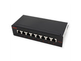 Roline Patchpanel 8 Ports Kat.5e Class D Geschirmt Schwarz