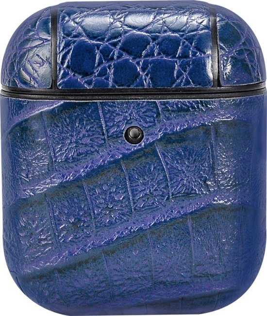 Terratec Funda Para Airpods Airbox Patrón De Cocodrilo Azul