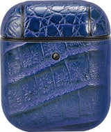 Terratec Funda Para Airpods Airbox Patrón De Cocodrilo Azul