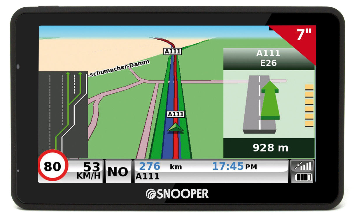 EAN 5019896690115 - Snooper PRO S6900 LKW navegador Fijo 17,8 cm (7") LCD Pantalla táctil 322 g Negro imagen 10