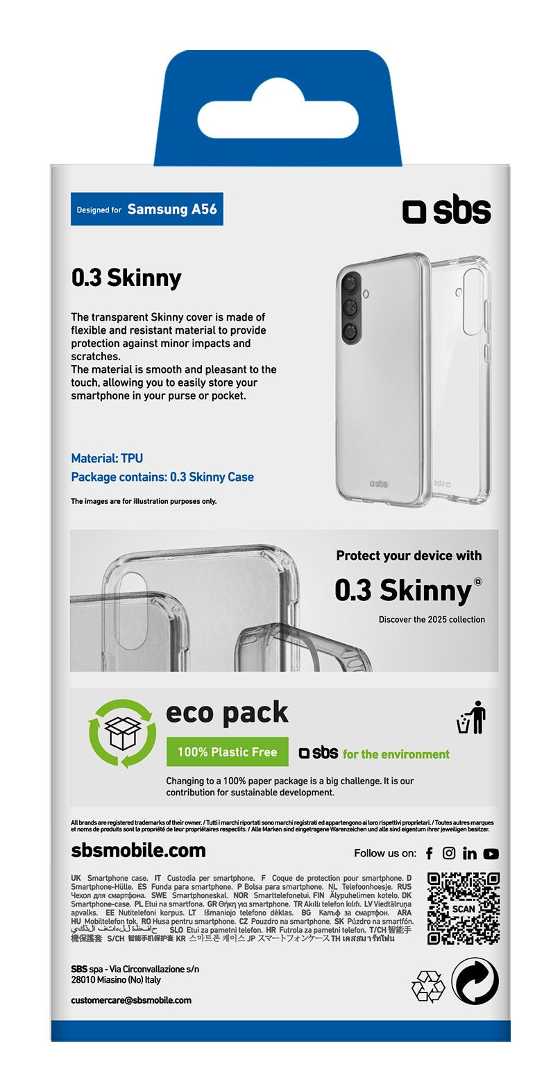 Sbs Skinny Cover Galaxy A56 Transparent