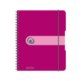 Herlitz Spiralblock "To Go" Pp-Funda A5 80 Bl. Beere