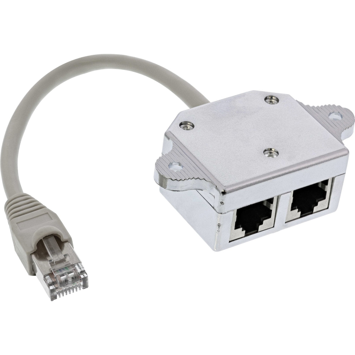 Inline Isdn Port Doubler 1x Rj45 Macho A 2x Rj45 Hembra Con Cable
