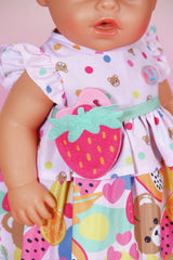 Zapf Creation Baby Born® Vestido Frutas 43cm, Accesorios Para Muñecas   838303