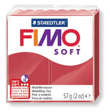 Fimo Mod.Masse Fimo Rojo Cereza Suave