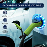 Ev Cable Tipoe2 For Car   Charging 400v 11kw 16a
