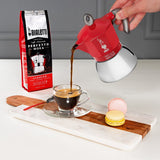 EAN 8006363029261 - Bialetti Moka Induktion Cafetera italiana 0,28 L Rojo, Acero inoxidable imagen 2