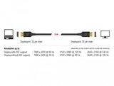 EAN 4043619856619 - DeLOCK 85661 cable DisplayPort 3 m Negro imagen 4