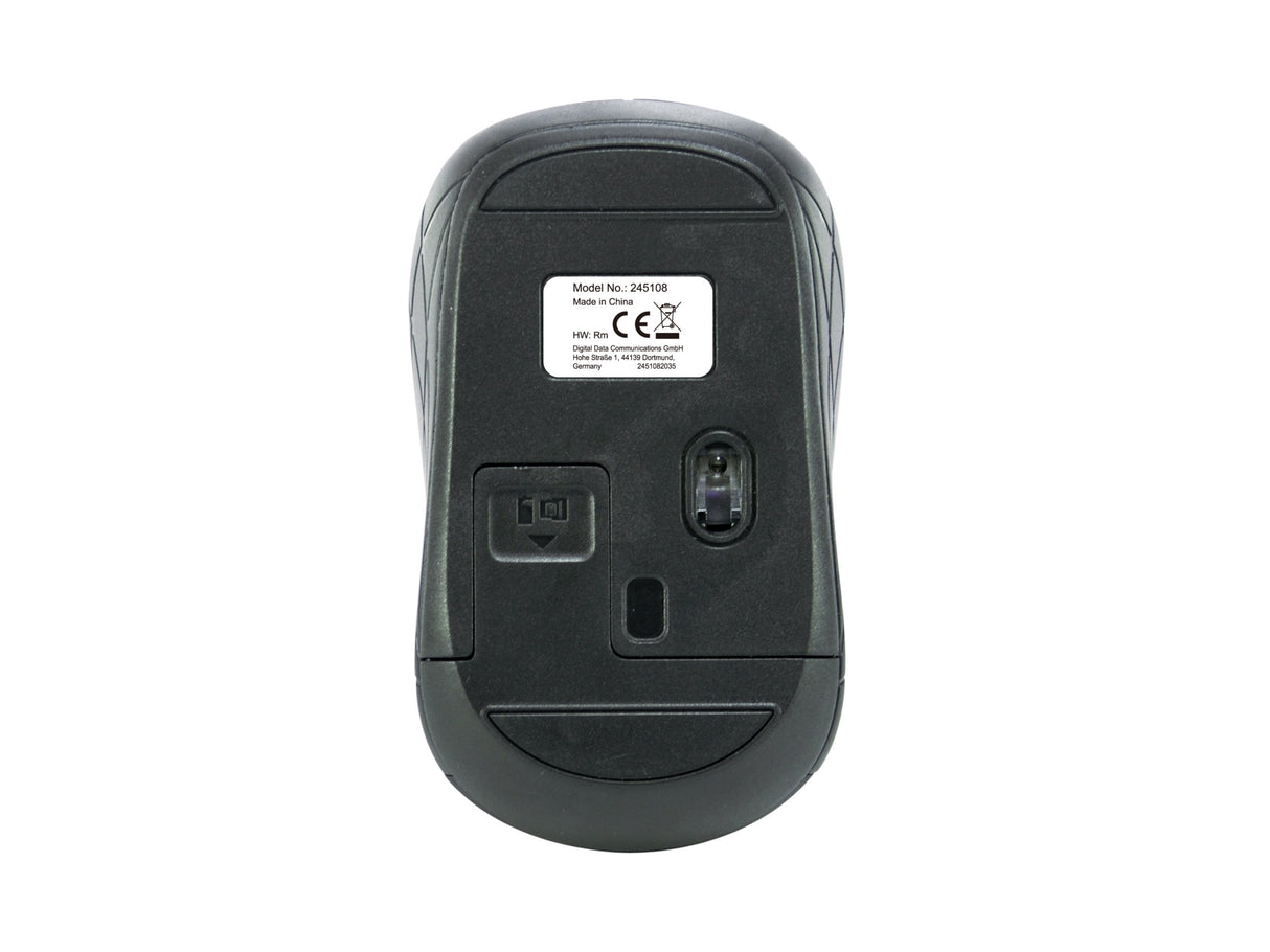 Equip  Ratón Óptico Inalámbrico, Mini Negro